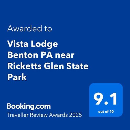Vista Lodge Benton Pa Near Ricketts Glen State Park Экстерьер фото